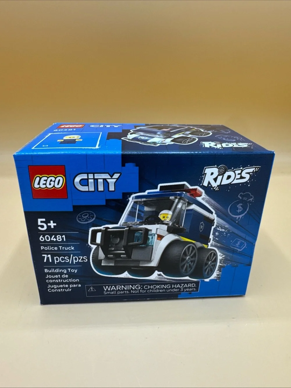 LEGO City Rides – Police Truck – Building Toy for Kids (Set 60481) New